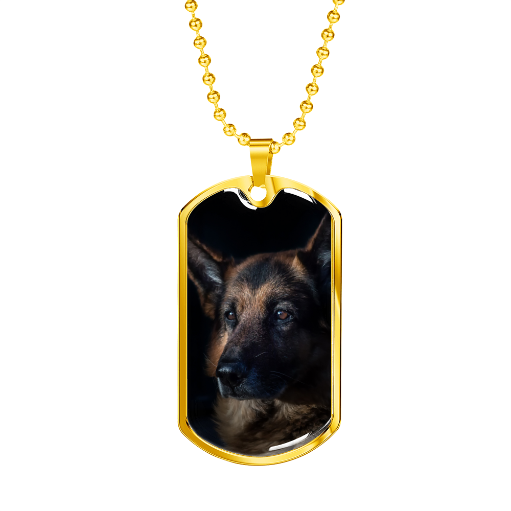 German Shepherd Dog Tag Cool Tees & Things