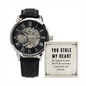 Give the Gift of Timeless Luxury:  Men's Openwork Watch