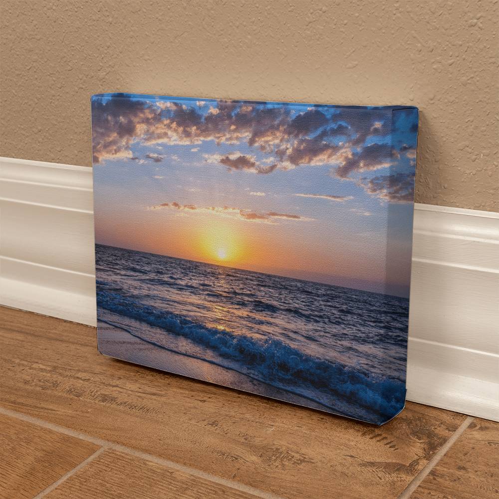 Mountains At Dawn Gallery Wrapped Canvas-10" x 8"-Cool Tees & Things