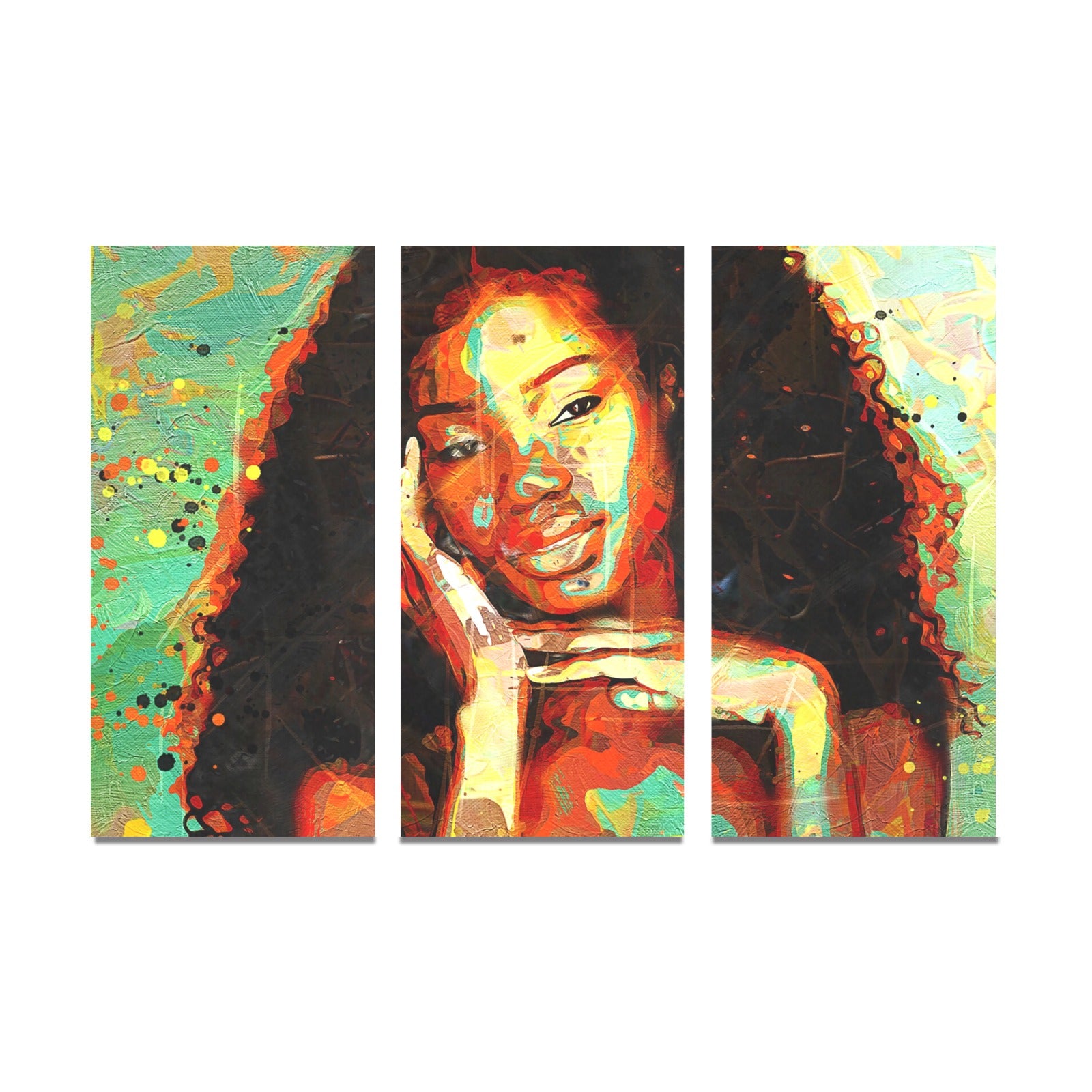 Believe In Yourself- Beautiful Black Woman Empowerment Wall Art-One Size-Chocolate-Cool Tees & Things