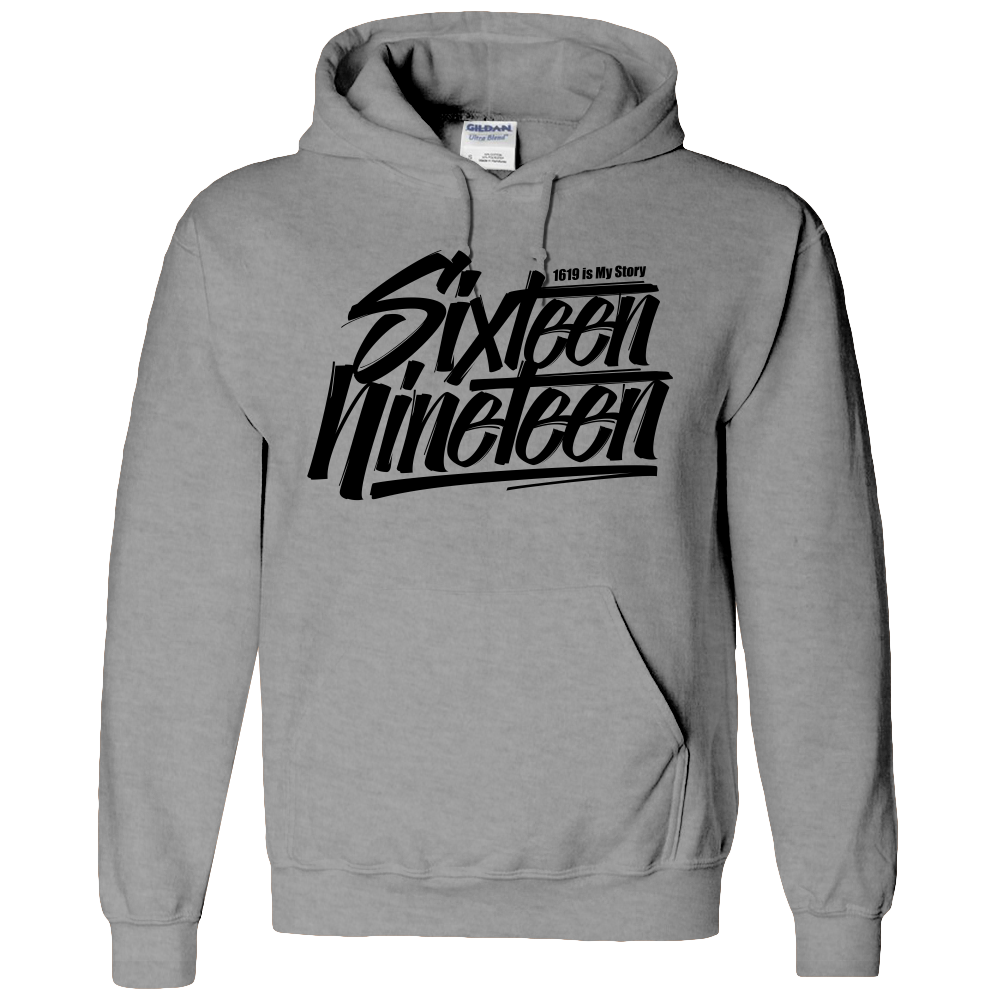 SIXTEEN NINETEEN,1619,BLACK LIVES MATTER ADULT HOODIE