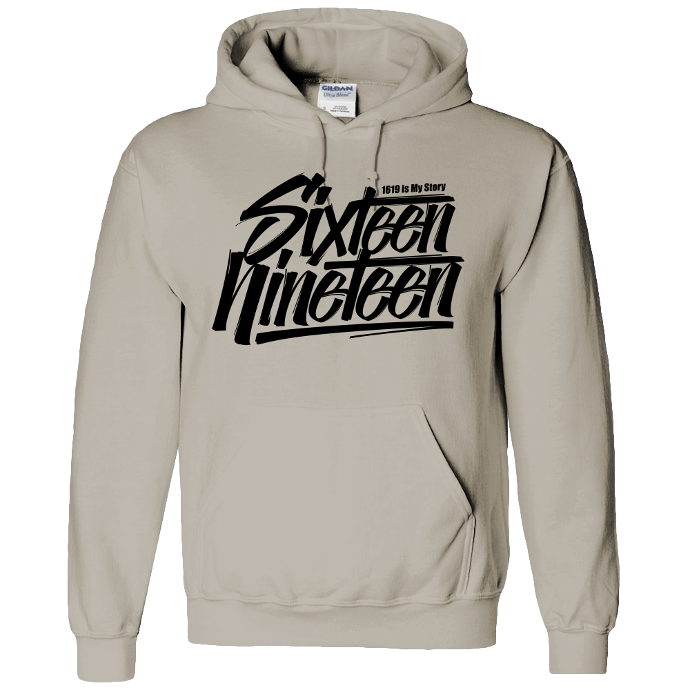SIXTEEN NINETEEN,1619,BLACK LIVES MATTER ADULT HOODIE