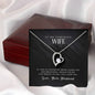 To My Gorgeous Wife- Forever Love Necklace- Cool Tees and Things