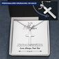 To My Mother From Your Son- Personalized Cross Necklace
