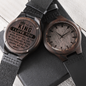 To My King I Love You- Engraved Wood Watch