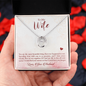 To My Wife- Lucky in Love Necklace