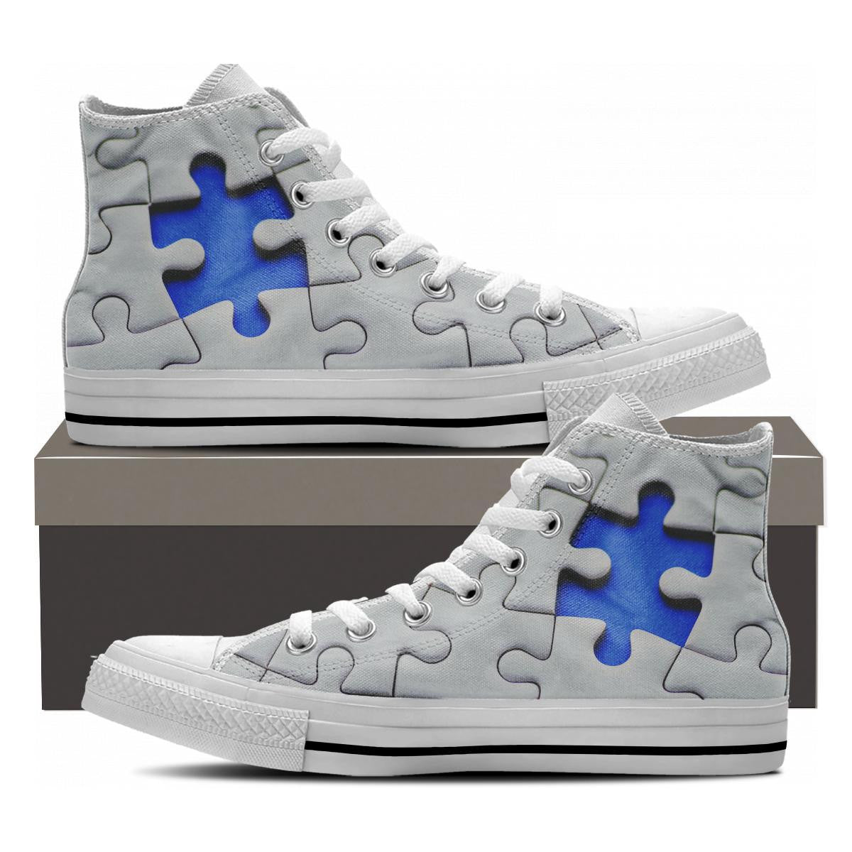 Autism Awareness High Tops - Cool Tees and Things