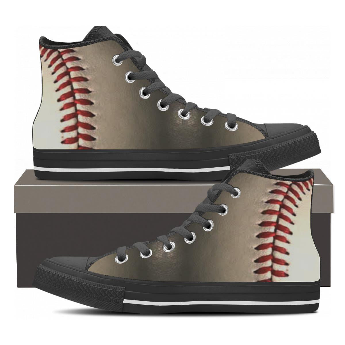 Baseball High Tops - Cool Tees and Things