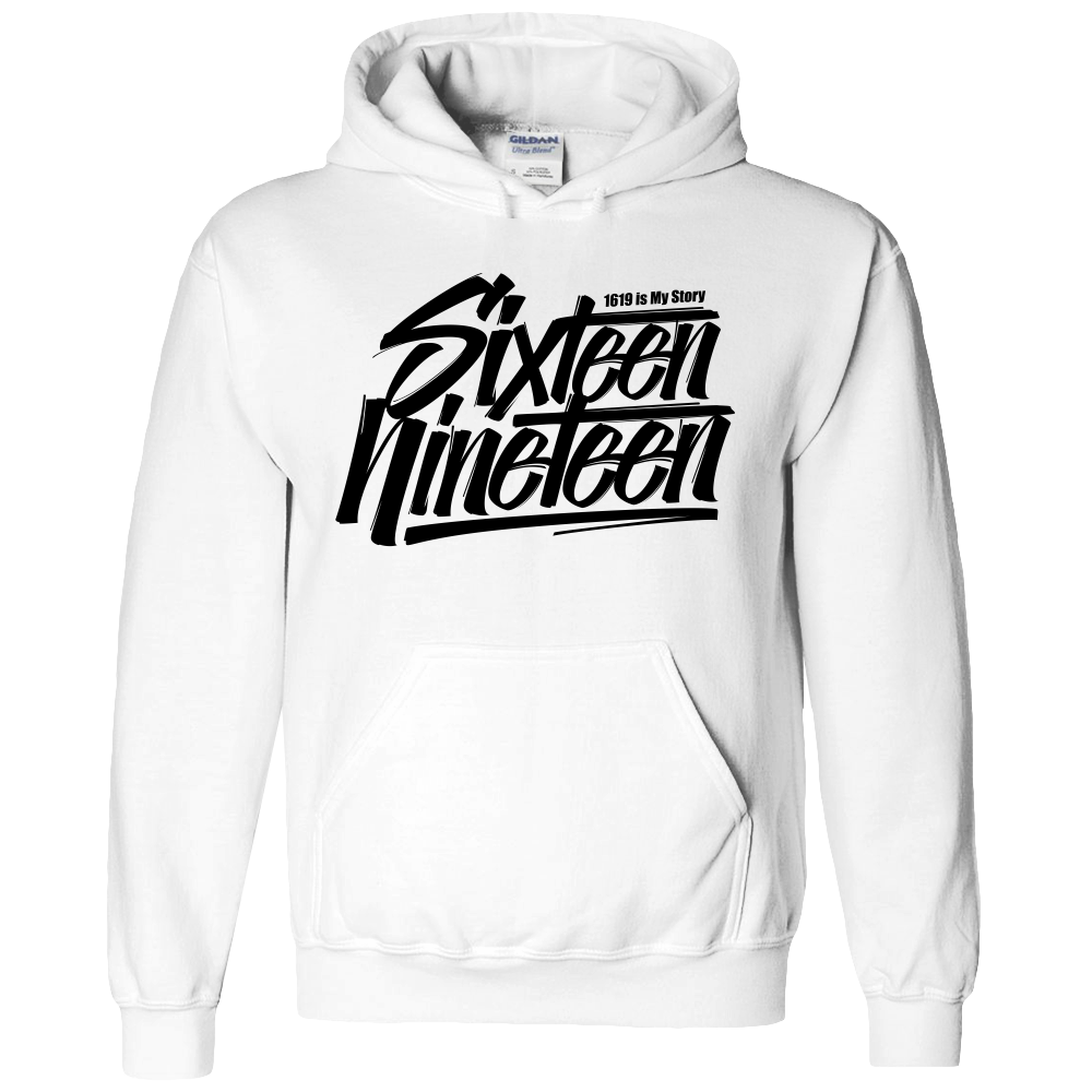 SIXTEEN NINETEEN,1619,BLACK LIVES MATTER ADULT HOODIE