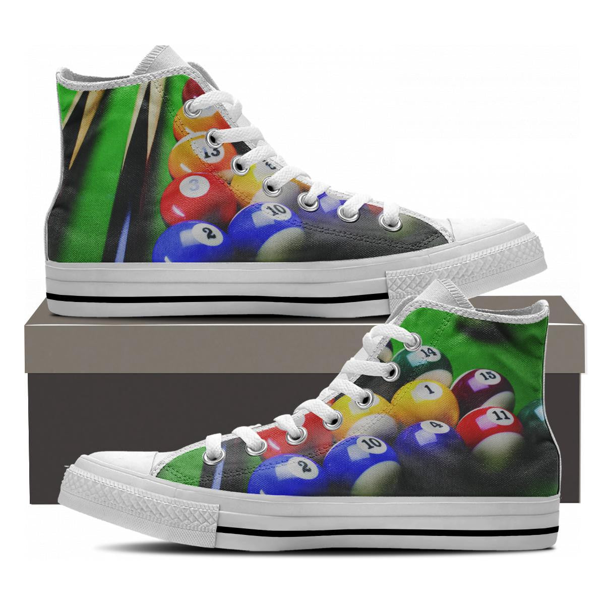 Billiards High Tops - Cool Tees and Things