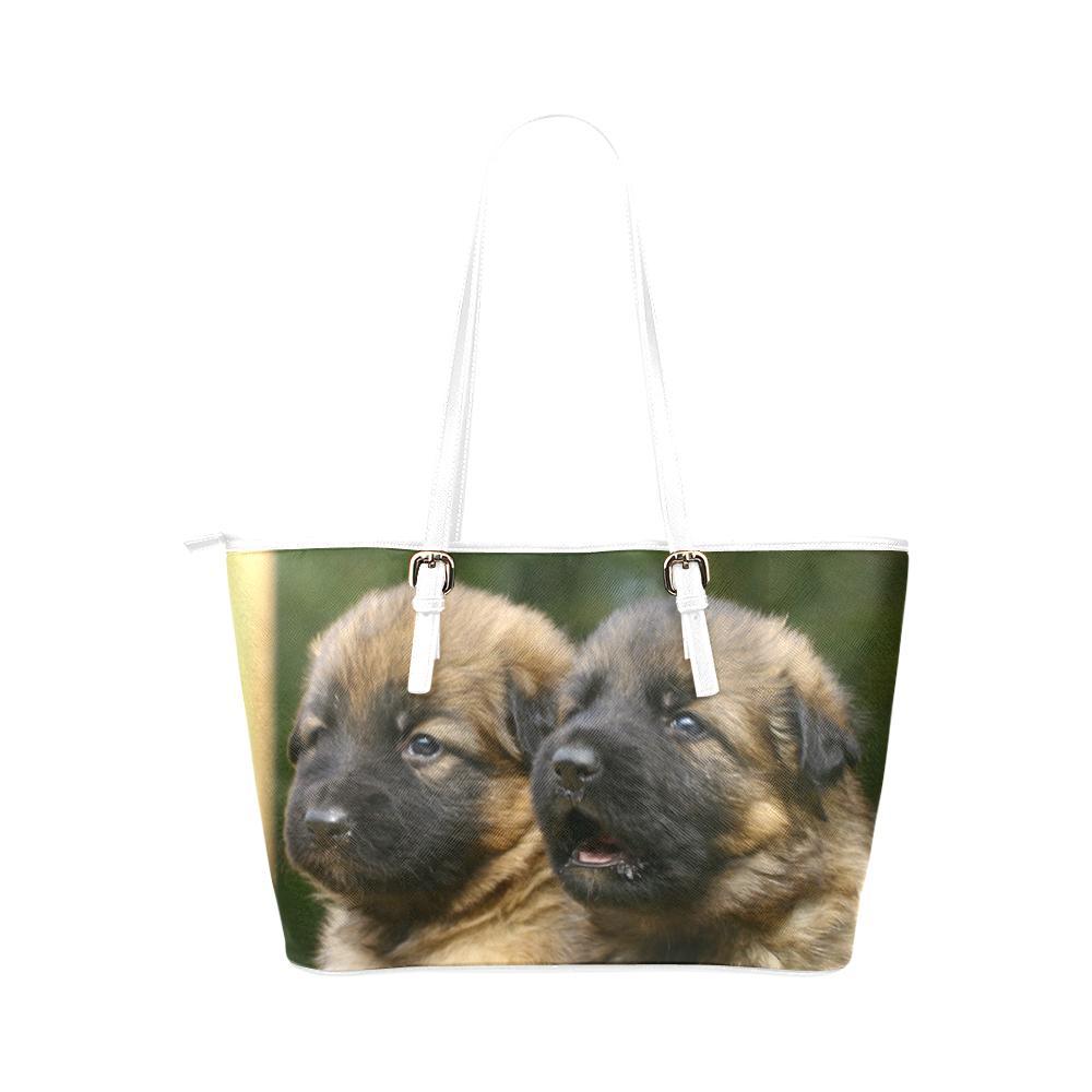 Cute German Shepherd Puppy Canvas - Cool Tees and Things