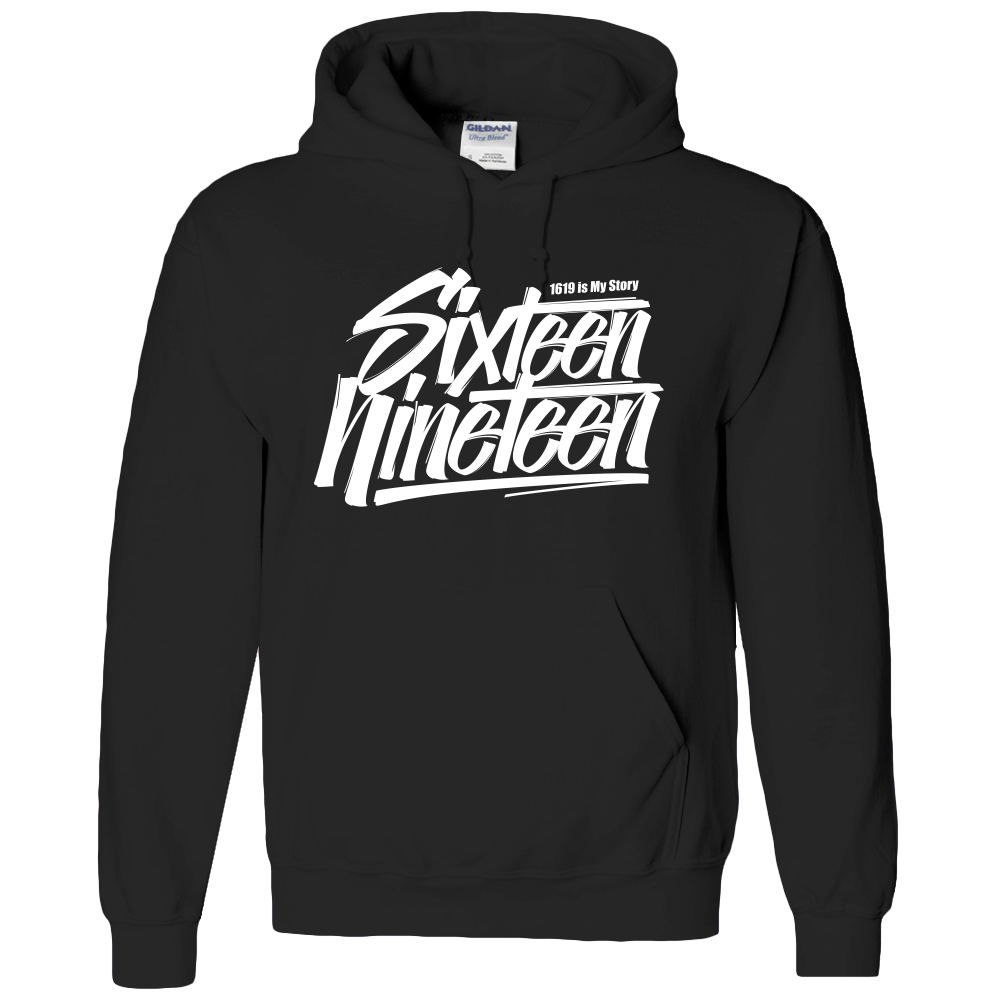 SIXTEEN NINETEEN,1619,BLACK LIVES MATTER HOODIE