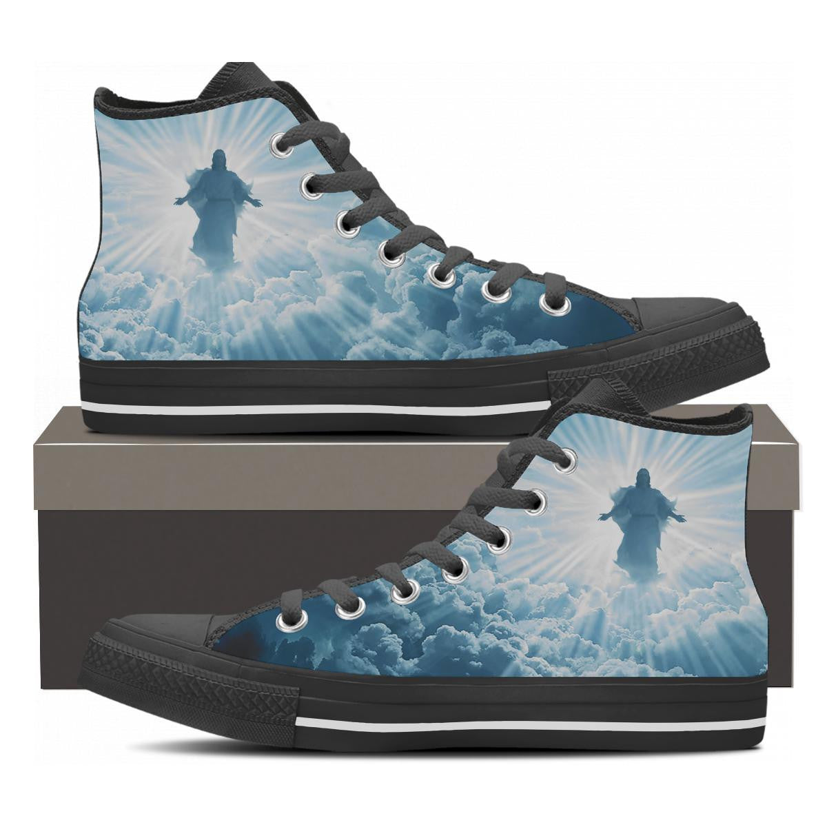 Jesus Is Coming Limited Edition High Tops - Cool Tees and Things