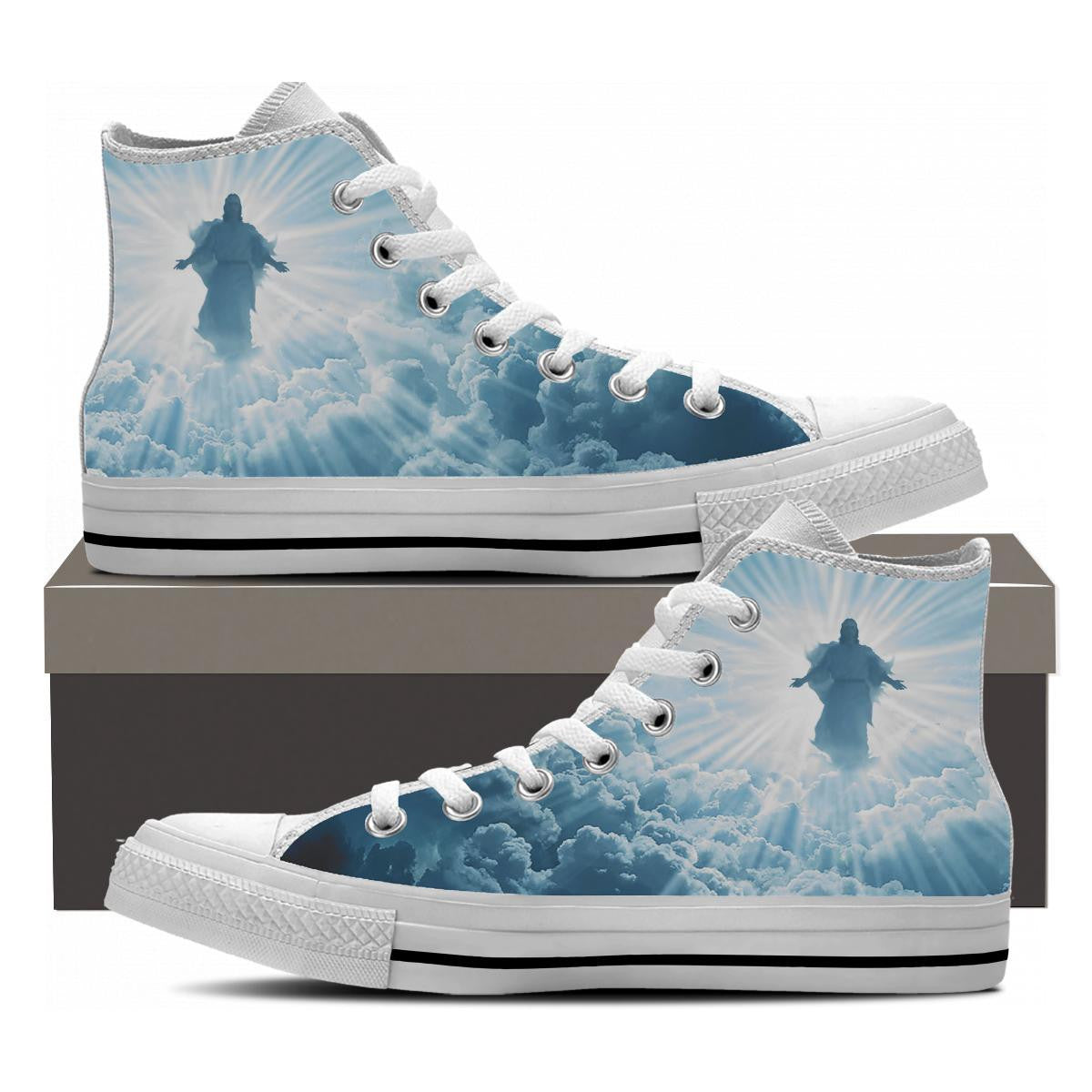 Jesus Is Coming Limited Edition High Tops - Cool Tees and Things