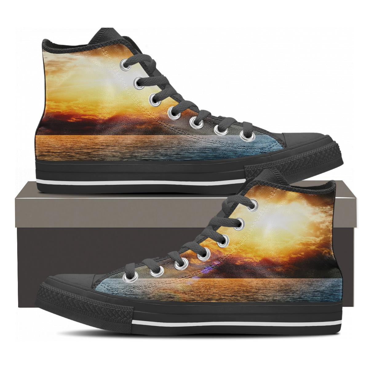 Let There Be Light High Tops - Cool Tees and Things
