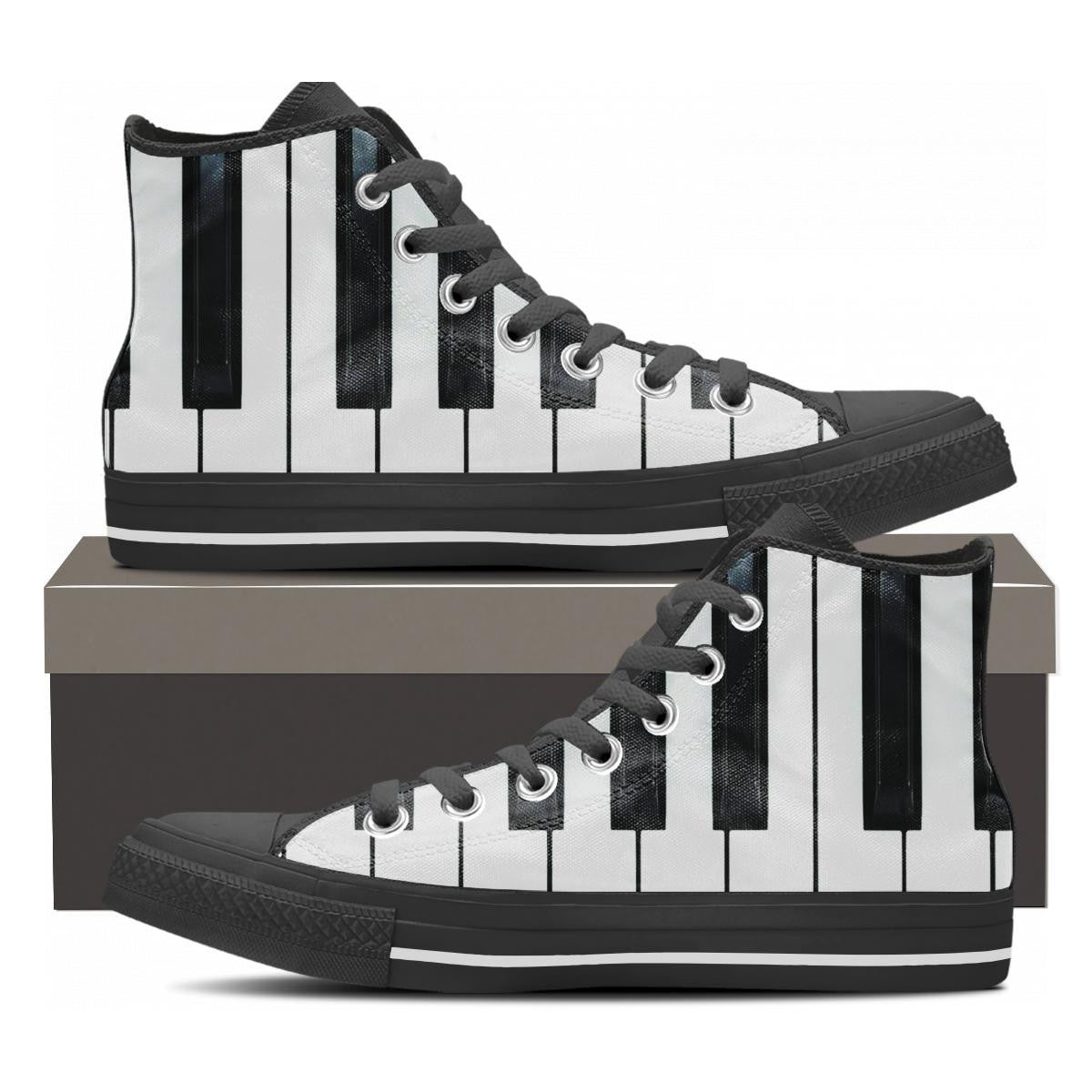 Piano High Tops - Cool Tees and Things