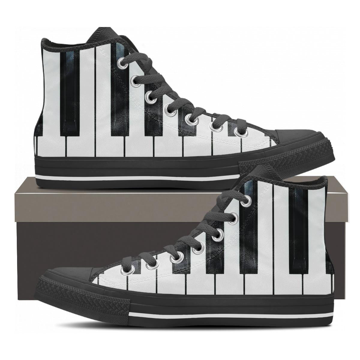 Piano High Tops - Cool Tees and Things