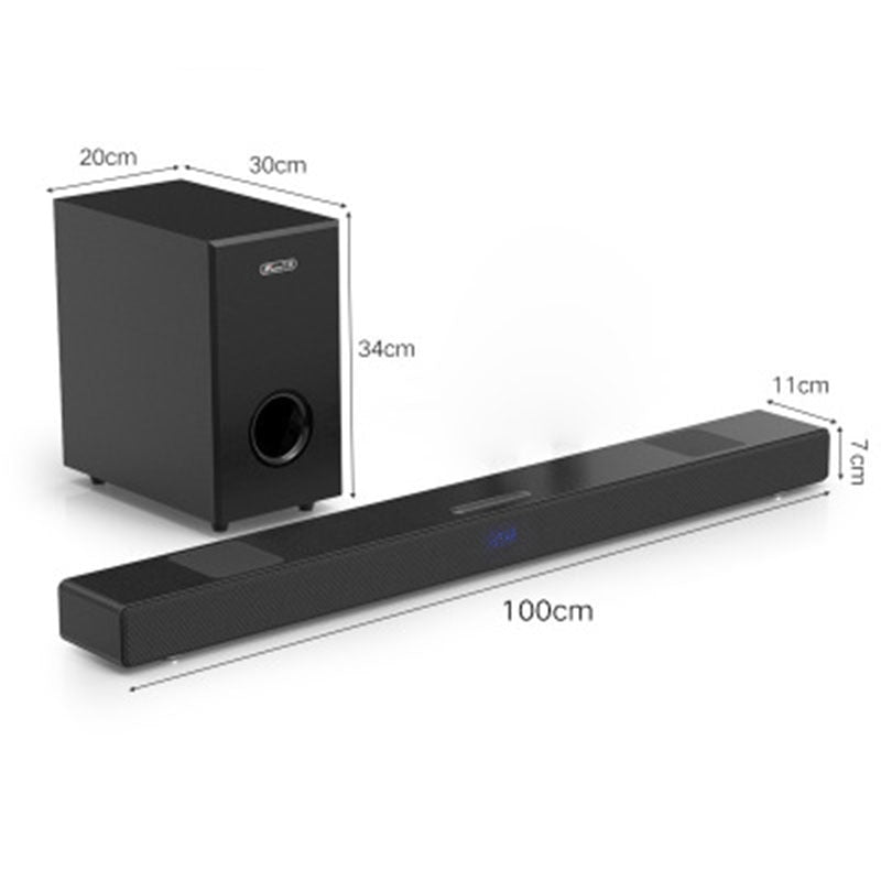 Home Theater Sound: JY AUDIO A9 Bluetooth Soundbar 5.1. Surround Sound