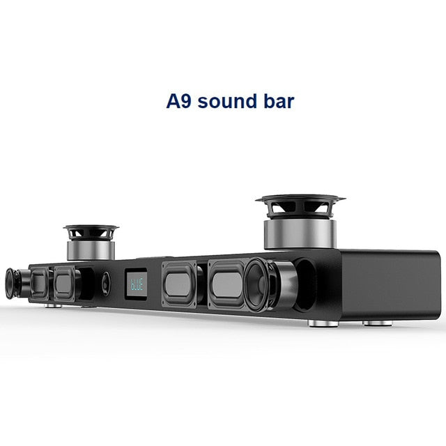 Home Theater Sound: JY AUDIO A9 Bluetooth Soundbar 5.1. Surround Sound