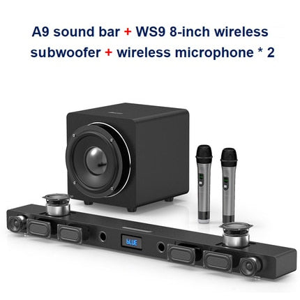 Home Theater Sound: JY AUDIO A9 Bluetooth Soundbar 5.1. Surround Sound