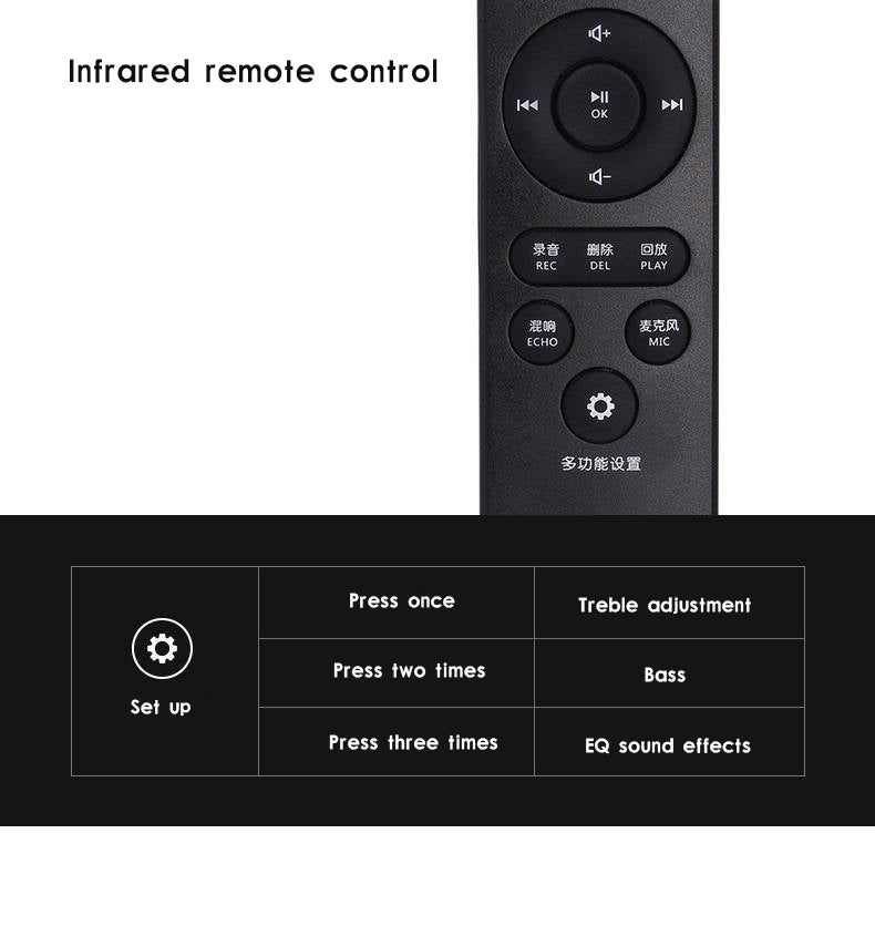 Home Theater Sound: JY AUDIO A9 Bluetooth Soundbar 5.1. Surround Sound