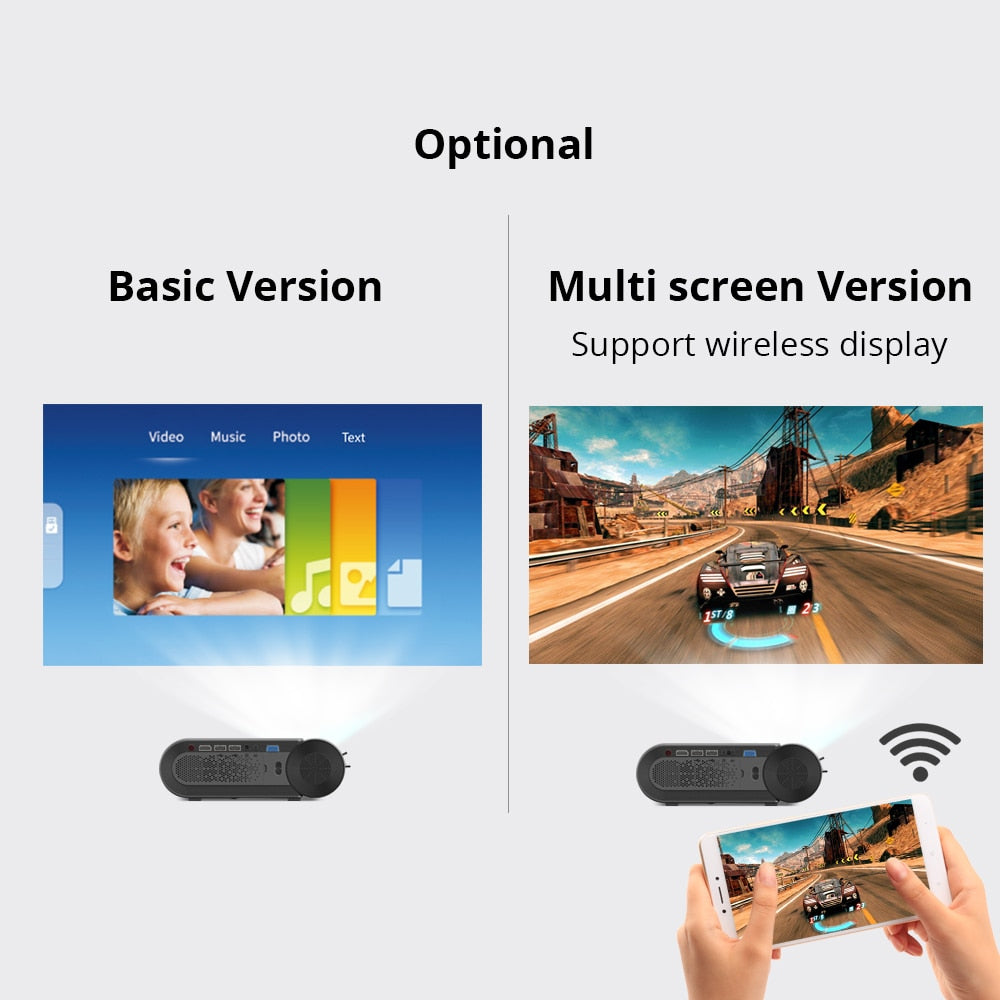 Byintek Home Theater HD Mini Projector 