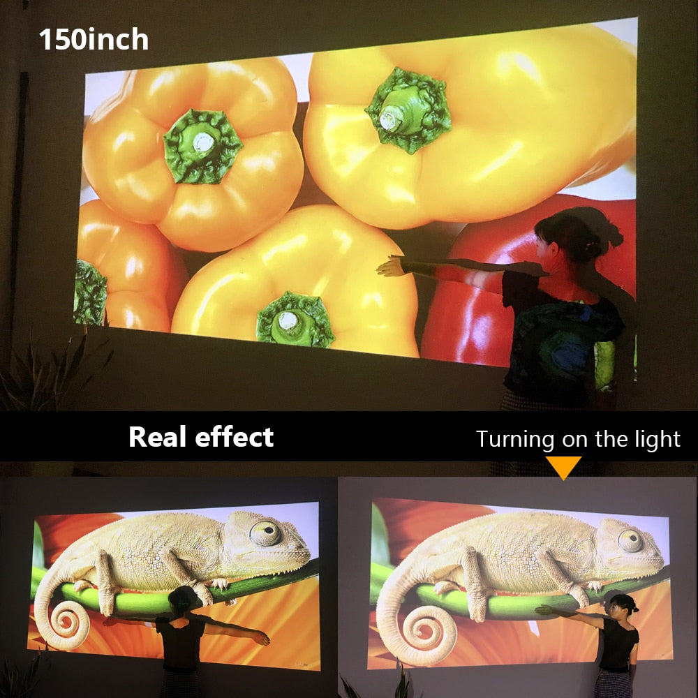 Byintek Home Theater HD Mini Projector 
