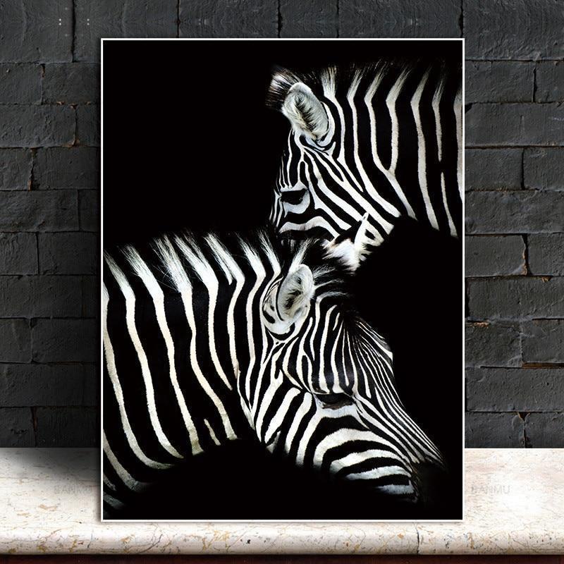 Stunning Animal Canvas Prints- Not Framed Home Decor-20X30cmX1PC no frame-GhostWhite-Cool Tees & Things