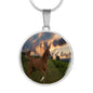 Stunning Thoroughbred Horse Pedant and Bangle Jewelry - Cool Tees and Things