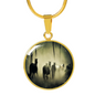 Wild Horses In The Mist Pendant - Cool Tees and Things