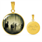 Wild Horses In The Mist Pendant - Cool Tees and Things