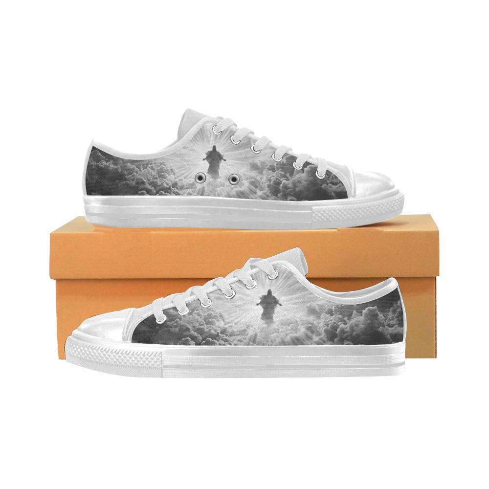 Womens Jesus is Coming Limited Edition Grayscale Sneakers - Cool Tees and Things