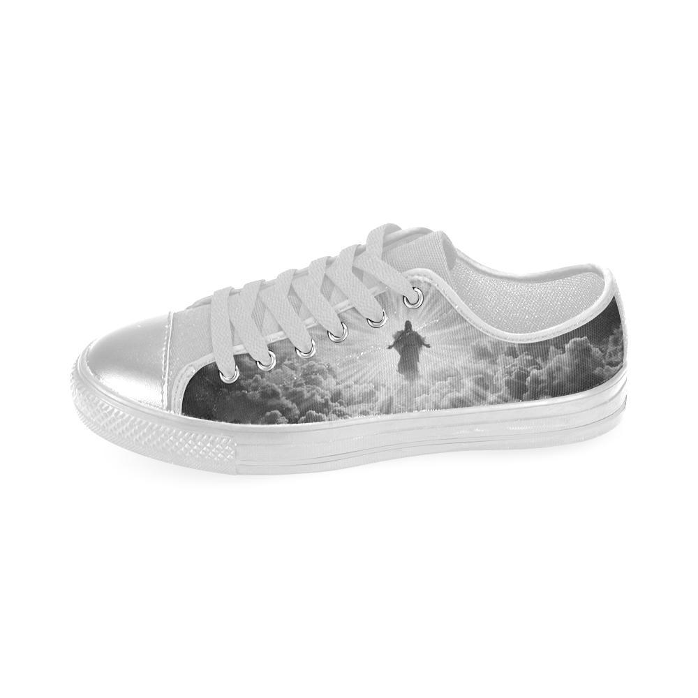 Womens Jesus is Coming Limited Edition Grayscale Sneakers - Cool Tees and Things