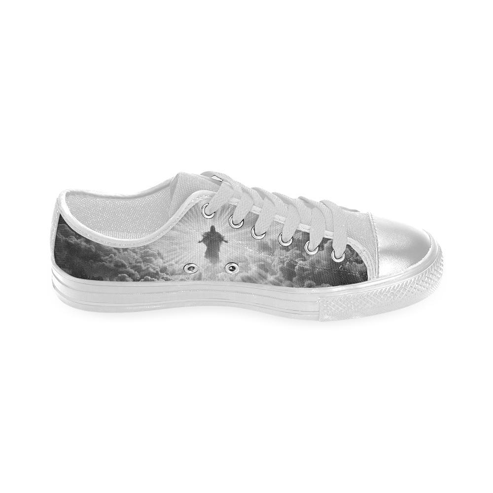 Womens Jesus is Coming Limited Edition Grayscale Sneakers - Cool Tees and Things